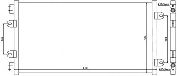 4 799 р. Радиатор кондиционера SAT (1.2) Fiat Punto 188 хэтчбэк 3 дв. дорестайлинг (1999-2003)  с доставкой в г. Тамбов. Увеличить фотографию 1