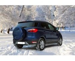 Защита заднего бампера уголки d42 Souz-96 Ford EcoSport дорестайлинг (2013-2019)