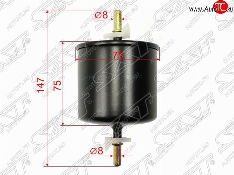 369 р. Топливный фильтр SAT  Ford Escape  1 (2000-2007), Ford Maverick  TM1 (2000-2007), Mazda Tribute (2000-2007)  с доставкой в г. Тамбов