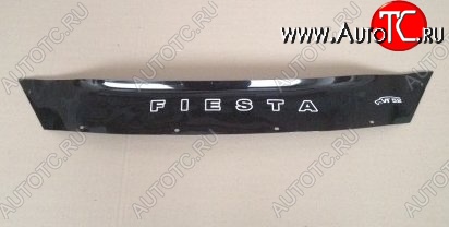 999 р. Дефлектор капота Russtal (короткий) Ford Fiesta 6 хэтчбэк 5 дв. рестайлинг (2012-2019)  с доставкой в г. Тамбов