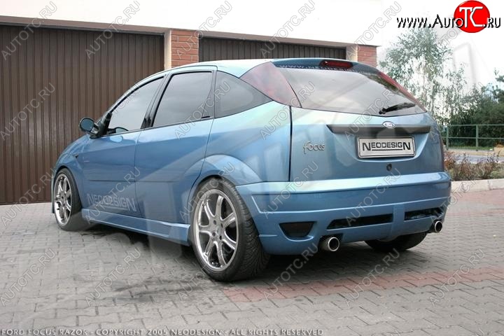 28 999 р. Задний бампер ST1 Ford Focus 1 хэтчбэк 3 дв. дорестайлинг (1998-2002)  с доставкой в г. Тамбов