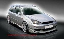 Передний бампер EVO Ford Focus 1 хэтчбэк 5 дв. дорестайлинг (1998-2002)