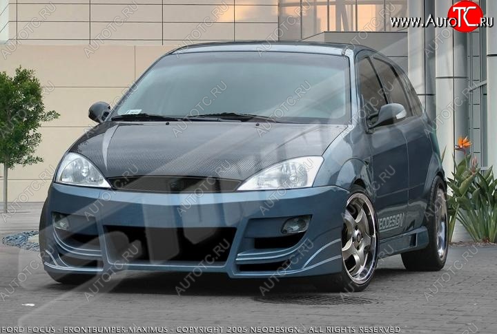 28 999 р. Передний бампер EVO 2  Ford Focus  1 (1998-2005) седан дорестайлинг, универсал дорестайлинг, хэтчбэк 3 дв. дорестайлинг, хэтчбэк 5 дв. дорестайлинг, седан рестайлинг, универсал рестайлинг, хэтчбэк 3 дв. рестайлинг, хэтчбэк 5 дв. рестайлинг  с доставкой в г. Тамбов