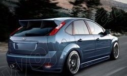 Задний бампер EVO Ford Focus 2 хэтчбэк 3 дв. дорестайлинг (2004-2007)