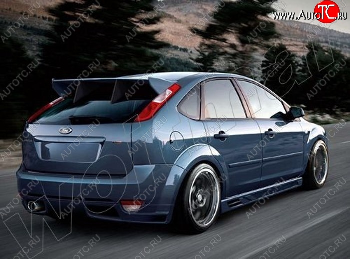 25 899 р. Задний бампер EVO Ford Focus 2 хэтчбэк 3 дв. рестайлинг (2007-2011)  с доставкой в г. Тамбов