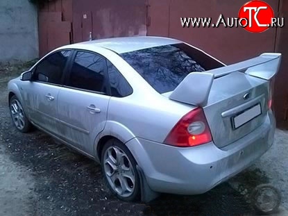 6 549 р. Спойлер EVO Design Ford Focus 2 седан рестайлинг (2007-2011) (Неокрашенный)  с доставкой в г. Тамбов