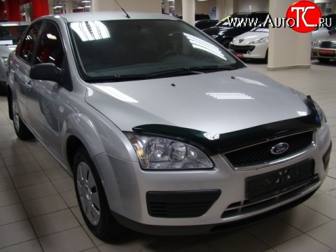 3 089 р. Дефлектор капота NovLine Ford Focus 2  седан дорестайлинг (2004-2008)  с доставкой в г. Тамбов