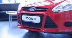 1 839 р. Сетка на бампер Novline Ford Focus 3 универсал дорестайлинг (2010-2015)  с доставкой в г. Тамбов. Увеличить фотографию 3