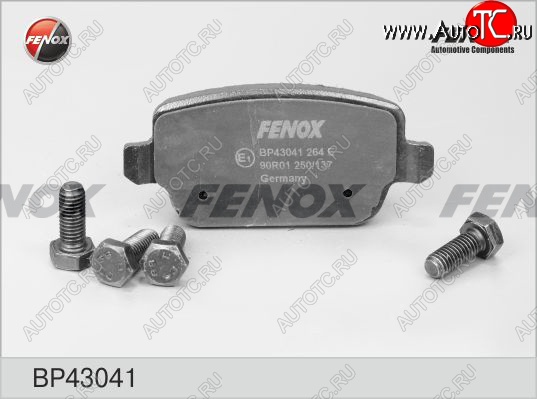 1 389 р. Колодка заднего дискового тормоза FENOX Ford Galaxy 2 дорестайлинг (2006-2010)  с доставкой в г. Тамбов