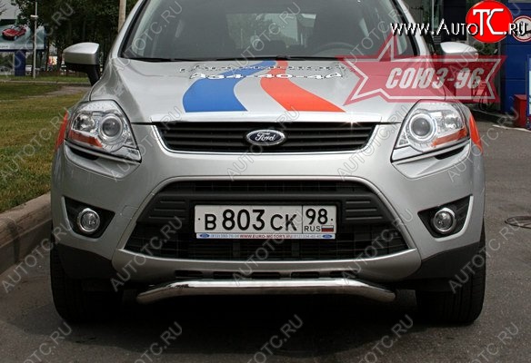 10 799 р. Защита переднего бампера одинарная Souz-96 (d60). Ford Kuga 1 (2008-2013)  с доставкой в г. Тамбов