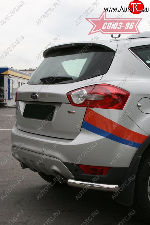 7 649 р. ЗЗащита заднего бампера Souz-96 (d60 mm) Ford Kuga 1 (2008-2013)  с доставкой в г. Тамбов