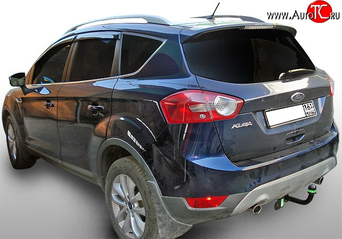 8 449 р. Фаркоп Лидер Плюс  Ford Kuga  1 (2008-2013) (Без электропакета)  с доставкой в г. Тамбов