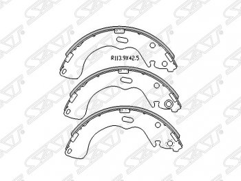 Колодки тормозные SAT (задние) Mazda Premacy (1999-2004)