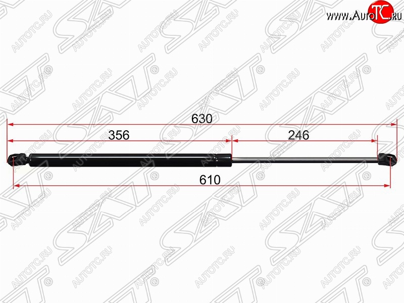 699 р. Упор крышки багажника SAT (газовый)  Ford S-Max  1 (2006-2015) дорестайлинг, рестайлинг  с доставкой в г. Тамбов