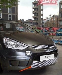 5 219 р. Декоративный элемент воздухозаборника Souz-96 (d10)  Ford S-Max  1 (2006-2010) дорестайлинг  с доставкой в г. Тамбов. Увеличить фотографию 1