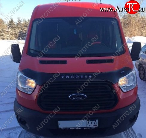 999 р. Дефлектор капота Russtal (вариант Б) Ford Transit цельнометаллический фургон (2014-2022)  с доставкой в г. Тамбов