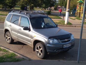 4 089 р. Экспедиционный багажник Лидер Chevrolet Niva 2123 дорестайлинг (2002-2008)  с доставкой в г. Тамбов. Увеличить фотографию 7