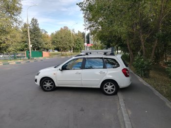 2 499 р. Багажная корзина Металл Дизайн Ford Ka 1 (1996-2008) (серебристая)  с доставкой в г. Тамбов. Увеличить фотографию 5