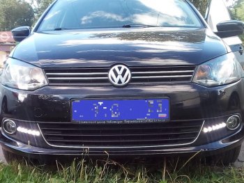 2 179 р. Разработка и создание уникальных дневных ходовых огней LED АвтоТК Volkswagen Caddy 2K рестайлинг (2010-2015) (4 LED/модуль, Цвет свечения: холодный белый, Выключение ДХО при габаритах, Взамен ПТФ)  с доставкой в г. Тамбов. Увеличить фотографию 23