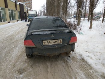 3 999 р. Средний спойлер 2.0 стандарт Mitsubishi Lancer 9 2-ой рестайлинг седан (2005-2009) (Без места под стоп-сигнал, Неокрашенный)  с доставкой в г. Тамбов. Увеличить фотографию 8