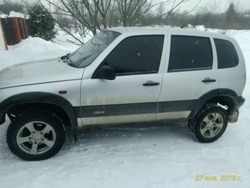 1 799 р. Арки крыльев Кураж 2  Chevrolet Niva  2123 (2002-2008), Лада 2123 (Нива Шевроле) (2002-2008) (Неокрашенные)  с доставкой в г. Тамбов. Увеличить фотографию 7