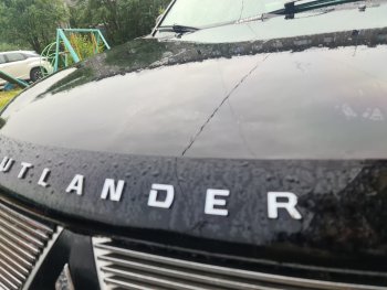 3 299 р. Дефлектор капота NovLine  Mitsubishi Outlander  XL (2005-2009) (CW)  дорестайлинг  с доставкой в г. Тамбов. Увеличить фотографию 3