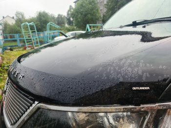 3 299 р. Дефлектор капота NovLine  Mitsubishi Outlander  XL (2005-2009) (CW)  дорестайлинг  с доставкой в г. Тамбов. Увеличить фотографию 4