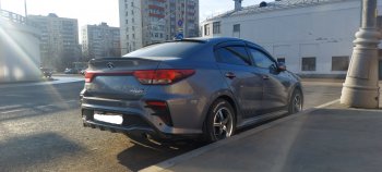 8 499 р. Пластиковые пороги Kudos  KIA Rio  4 FB (2016-2024) дорестайлинг седан, рестайлинг седан (Неокрашенные)  с доставкой в г. Тамбов. Увеличить фотографию 3