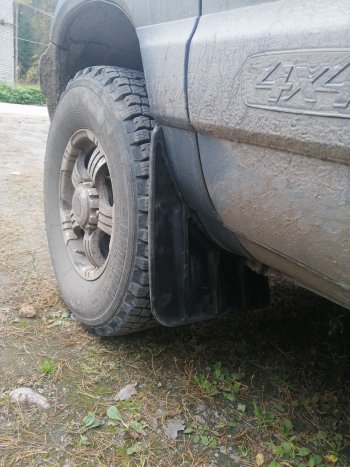 899 р. Передние широкие брызговики Лидер  Chevrolet Niva  2123 (2002-2008), Лада 2123 (Нива Шевроле) (2002-2008)  с доставкой в г. Тамбов. Увеличить фотографию 12