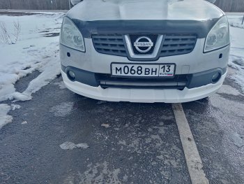 5 799 р. Накладка переднего бампера Городская Легенда Nissan Qashqai 1 дорестайлинг (2007-2010) (Неокрашенная)  с доставкой в г. Тамбов. Увеличить фотографию 5