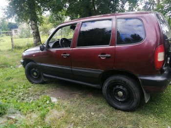 1 189 р. Пороги накладки Autodemic  Chevrolet Niva  2123 (2002-2008), Лада 2123 (Нива Шевроле) (2002-2008) (Текстурная поверхность)  с доставкой в г. Тамбов. Увеличить фотографию 7