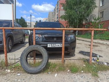 4 599 р. Решётка радиатора DM-Style Renault Duster HS дорестайлинг (2010-2015) (Без сетки, Неокрашенная глянец (под окраску))  с доставкой в г. Тамбов. Увеличить фотографию 6