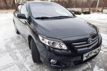 699 р. Комплект ресничек на фары Sport  Toyota Corolla  E150 (2006-2010) седан дорестайлинг (Неокрашенные)  с доставкой в г. Тамбов. Увеличить фотографию 18