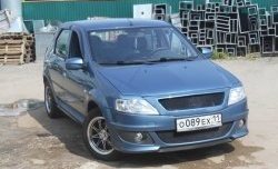 2 199 р. Решётка радиатора Power DM 2 Renault Logan 1 рестайлинг (2010-2016) (Без сетки, Неокрашенная)  с доставкой в г. Тамбов. Увеличить фотографию 3