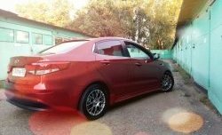 3 299 р. Козырёк на заднее лобовое стекло Sport v2 Hyundai Solaris RBr седан дорестайлинг (2010-2014) (Неокрашенный)  с доставкой в г. Тамбов. Увеличить фотографию 4