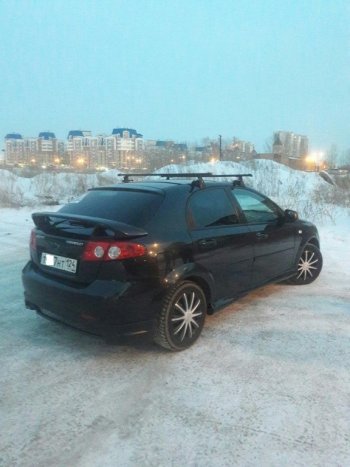 2 569 р. Пороги накладки Атланта  Chevrolet Lacetti  хэтчбек (2002-2013) (Неокрашенные)  с доставкой в г. Тамбов. Увеличить фотографию 5