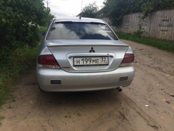 3 899 р. Лип спойлер Evo Mitsubishi Lancer 9 2-ой рестайлинг седан (2005-2009) (Неокрашенный)  с доставкой в г. Тамбов. Увеличить фотографию 9