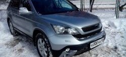 1 299 р. Реснички Sport на фары Honda CR-V RE1,RE2,RE3,RE4,RE5,RE7 дорестайлинг (2007-2010) (Неокрашенные)  с доставкой в г. Тамбов. Увеличить фотографию 2