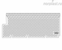 1 679 р. Коврик салонный Norplast (задний)  ГАЗ ГАЗель  2705 (1995-2010) дорестайлинг цельнометаллический фургон, 1-ый рестайлинг цельнометаллический фургон (Черный)  с доставкой в г. Тамбов. Увеличить фотографию 2