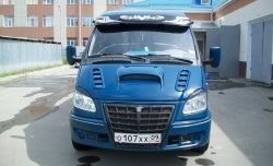 3 519 р. Пластиковый капот Super-Sport ГАЗ ГАЗель 3221 1-ый рестайлинг автобус (2003-2010) (Неокрашенный)  с доставкой в г. Тамбов. Увеличить фотографию 2