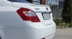 2 599 р. Лип спойлер Кураж  Geely Emgrand EC7 (2009-2016) седан дорестайлинг (Неокрашенный)  с доставкой в г. Тамбов. Увеличить фотографию 2