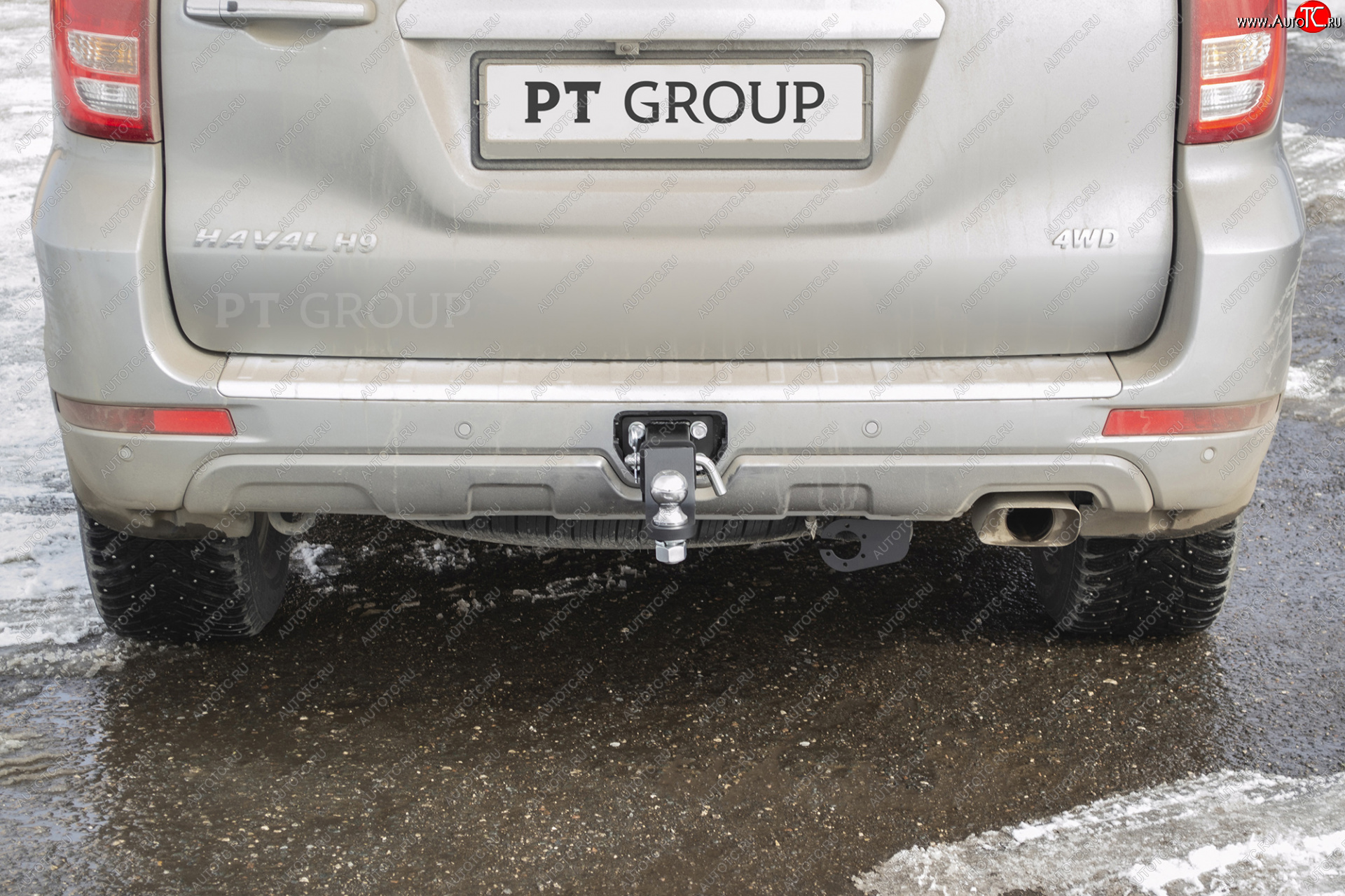 7 179 р. Фаркоп PT GROUP /съемный квадрат/ HAVAL H9 2019-2023   Haval H9 (2019-2021) 2-ой рестайлинг  с доставкой в г. Тамбов