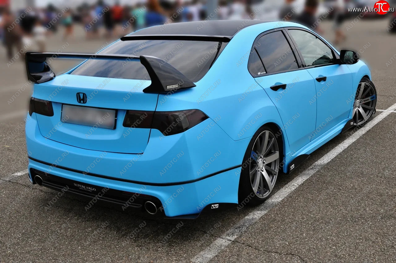 6 549 р. Спойлер Mugen  Honda Civic  FD (2005-2011) седан дорестайлинг, седан рестайлинг (Неокрашенные)  с доставкой в г. Тамбов