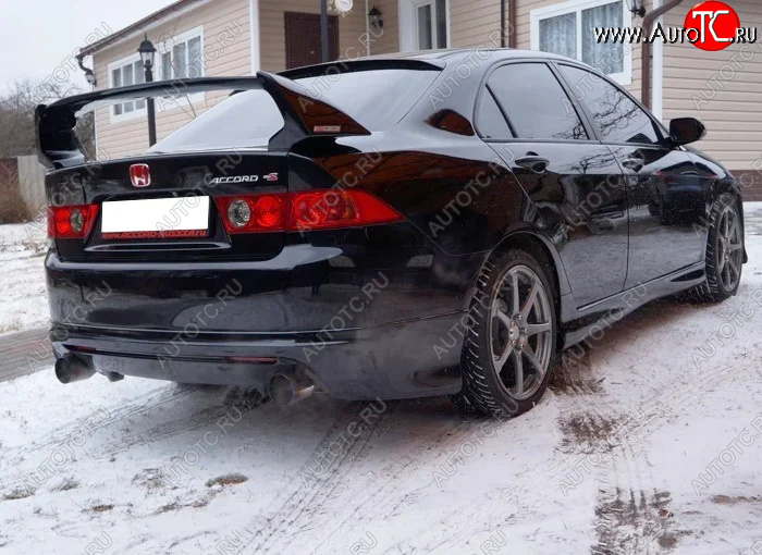 6 799 р. Спойлер Mugen  Honda Accord  CL (2002-2008) седан дорестайлинг, седан рестайлинг (Неокрашенные)  с доставкой в г. Тамбов