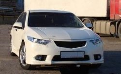 1 299 р. Реснички Sport на фары рестайлинг Honda Accord CU седан дорестайлинг (2008-2011) (Неокрашенные)  с доставкой в г. Тамбов. Увеличить фотографию 3