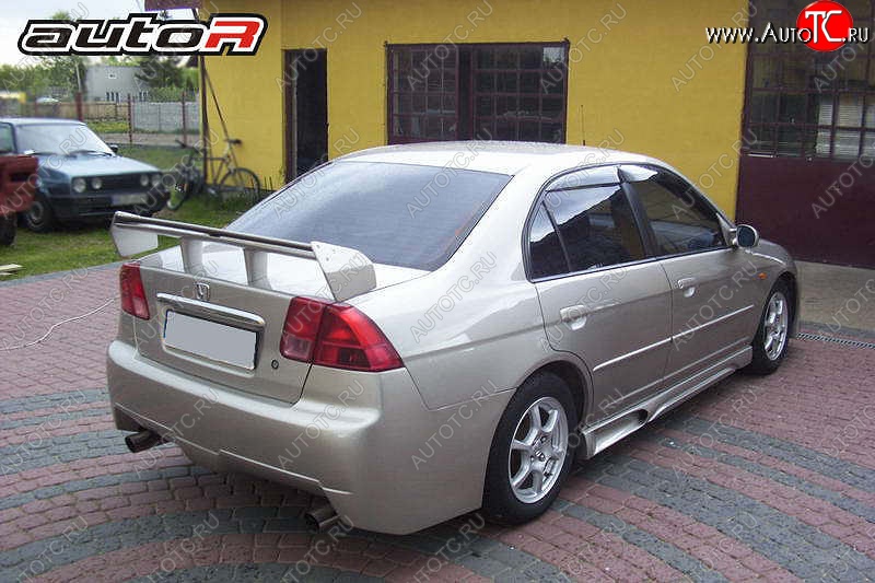 22 899 р. Задний бампер Jaguar Honda Civic ES седан дорестайлинг (2000-2003)  с доставкой в г. Тамбов