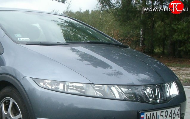 12 899 р. Пластиковый капот Standart Honda Civic FK,FN хэтчбэк 5 дв. дорестайлинг (2005-2008)  с доставкой в г. Тамбов