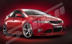 Пороги накладки S-tuning Honda Civic FK,FN хэтчбэк 5 дв. дорестайлинг (2005-2008)