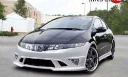 4 499 р. Пороги накладки NeoDesign Honda Civic FK,FN хэтчбэк 5 дв. дорестайлинг (2005-2008)  с доставкой в г. Тамбов. Увеличить фотографию 2