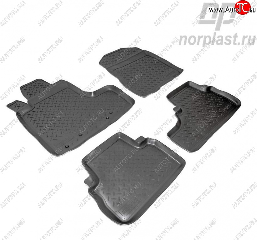 2 499 р. Комплект салонных ковриков Norplast  Honda CR-V  RE1,RE2,RE3,RE4,RE5,RE7 (2007-2012) дорестайлинг, рестайлинг  с доставкой в г. Тамбов